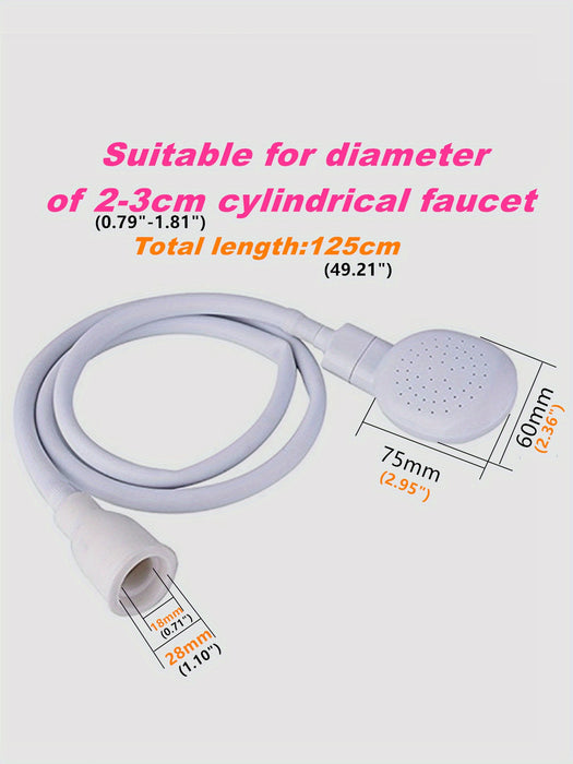 1pc Pet Cat Dog Shower Faucet Sprayer, Multi-Purpose Faucet with Easy Installation for Convenient Bathing
