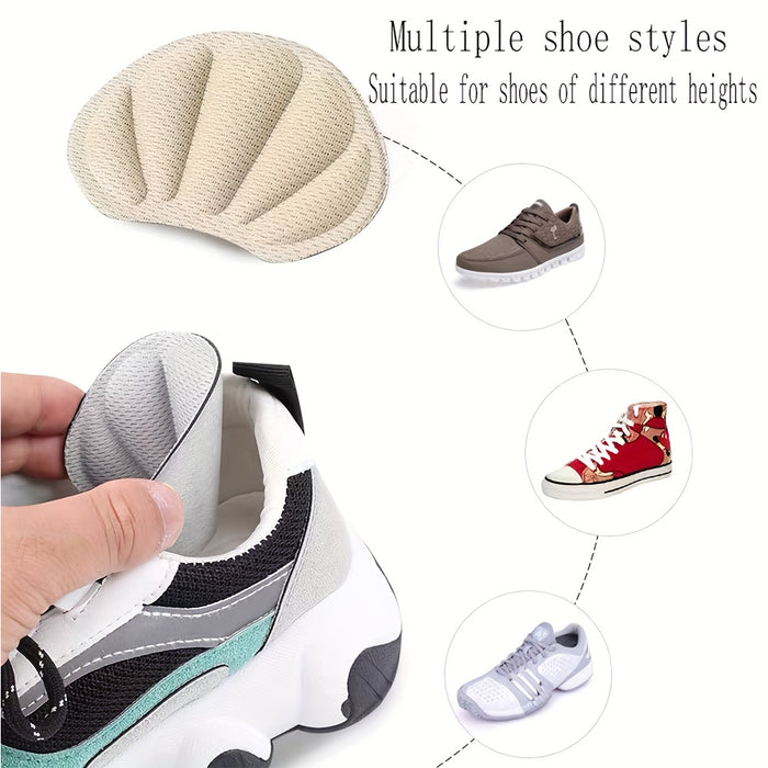 A Pair of Sports Shoes with Heel Stickers for Men And Women, Designed to Prevent Slipping And Rubbing at The Heel, Adjustable Half-Size Insoles.