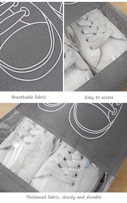 1pc Durable Travel Shoe Storage Bag with Drawstring Closure, Anti-Yellowing, Moisture-Proof, Dust-Free Protection for Shoes
