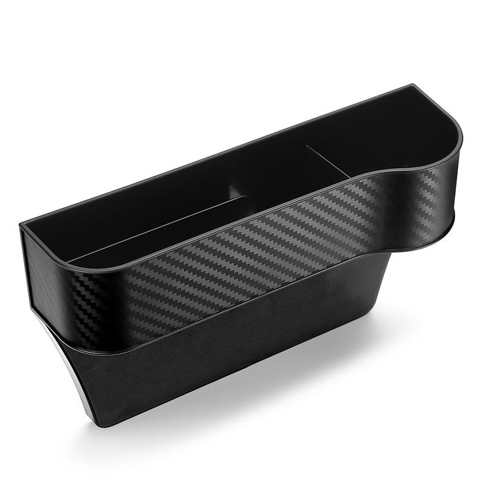 1pc Car Seat Gap Filler Organizer, Multifunctional Car Seat Key Holder Passenger Driver Front Seat Side Storage Box With Cup Holder
