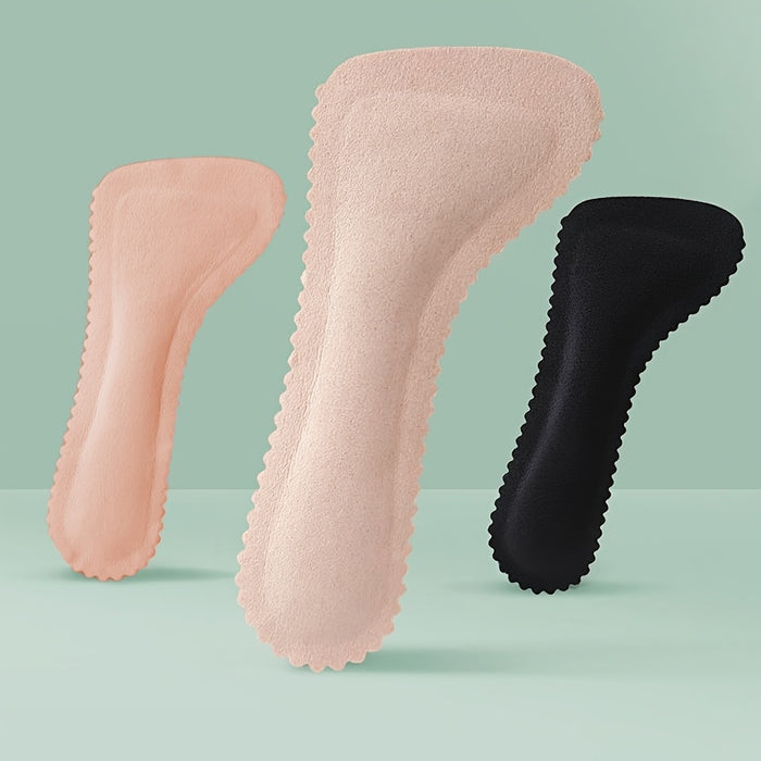1pair Non-slip Cropped Insoles, High-heeled Shoes Insoles, Soft Breathable Sweat-absorbing Insoles