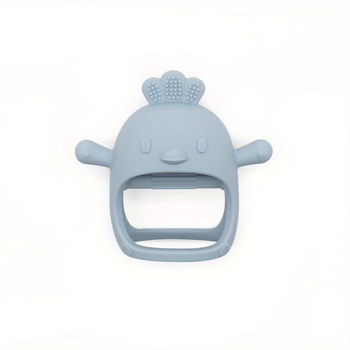 3pcs Cute Cartoon Silicone Teether Toys for Youngsters 3+ Months -, Soft & Durable Chew Toys in Pink, Blue, Green - Machine Washable, Olive Green - Soothes Gums, Ideal for Sucking Needs, Youngsters Toys