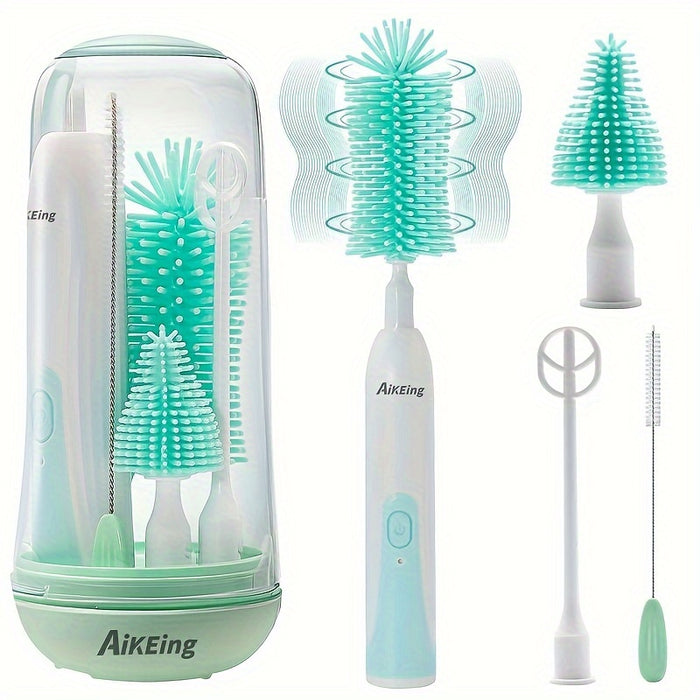 [UV Electric Bottle Brush] Aikeing Electric Bottle Brush - Multifunctional Cleaning Cup Set With UV Sterilization - Perfect Gift For Mom