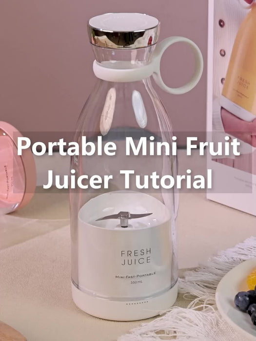 350ml Easy-Carry Cordless Smoothie Maker - Compact & Rechargeable for Healthy Drinks Anywhere