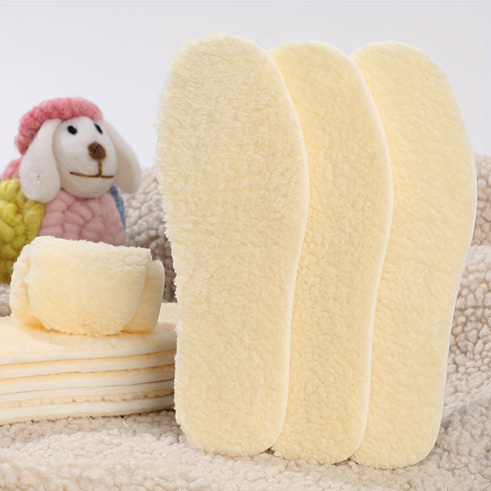 Winter Plus Velvet Thickened Cuttable Insoles - Sweat-Absorbing Moisture-Proof Comfortable Insoles