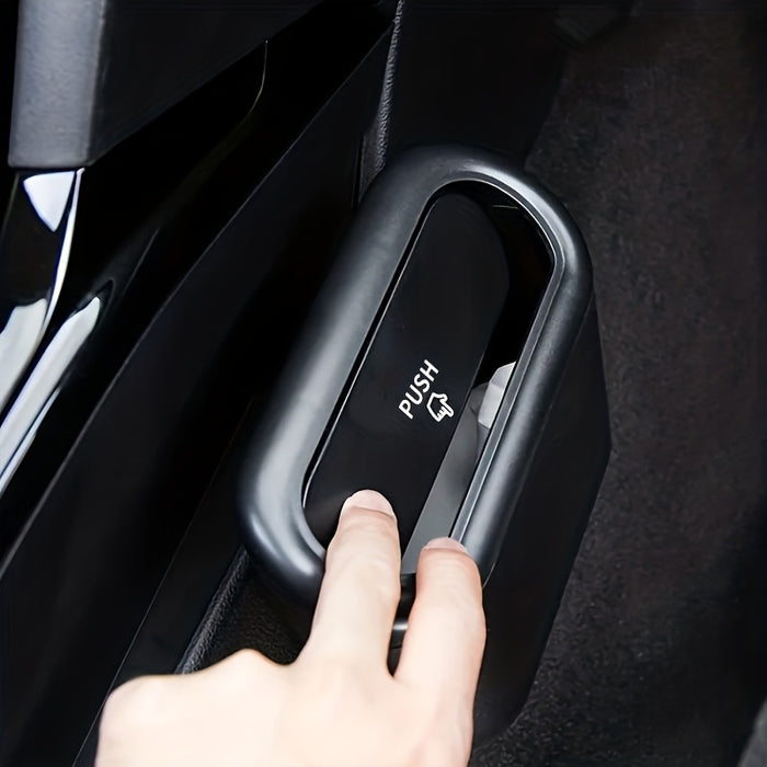 1pc Car-mounted Trash Can, Car Mini Garbage Bin, Car Storage Box, Car Organizer, Car Essential Accessories Christmas Gift