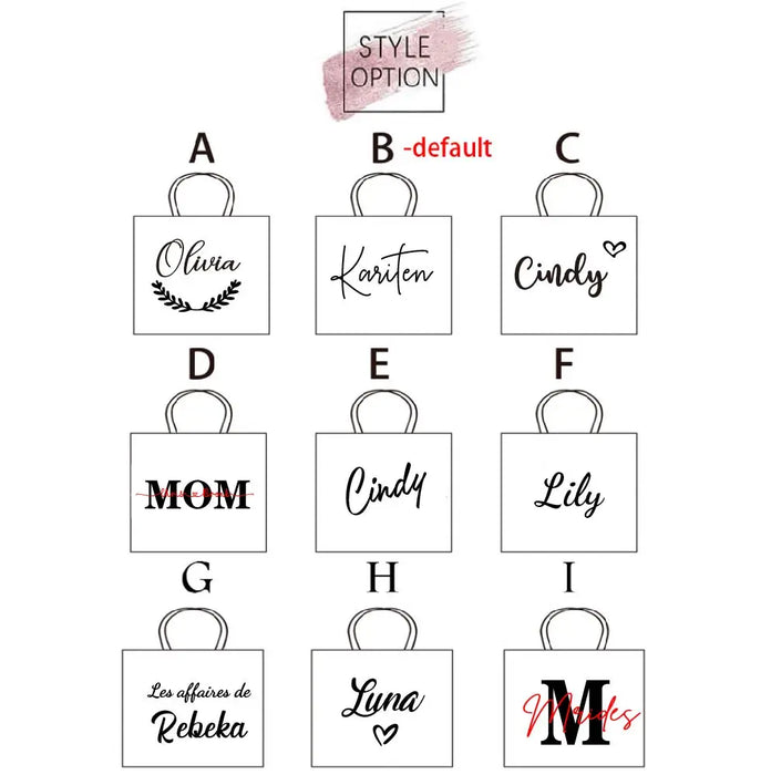 Personalized Jute Bag Bridesmaid Gift Bag