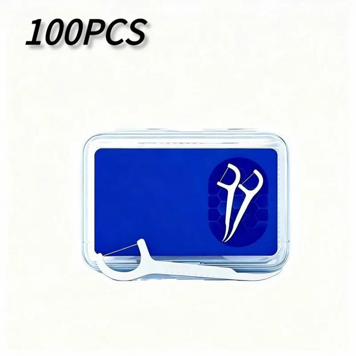 50/100PCS Portable Disposable Dental Floss Picks Deep Clean Interdental Sticks Daily Oral Care Travel Teeth Cleaning Tool Set