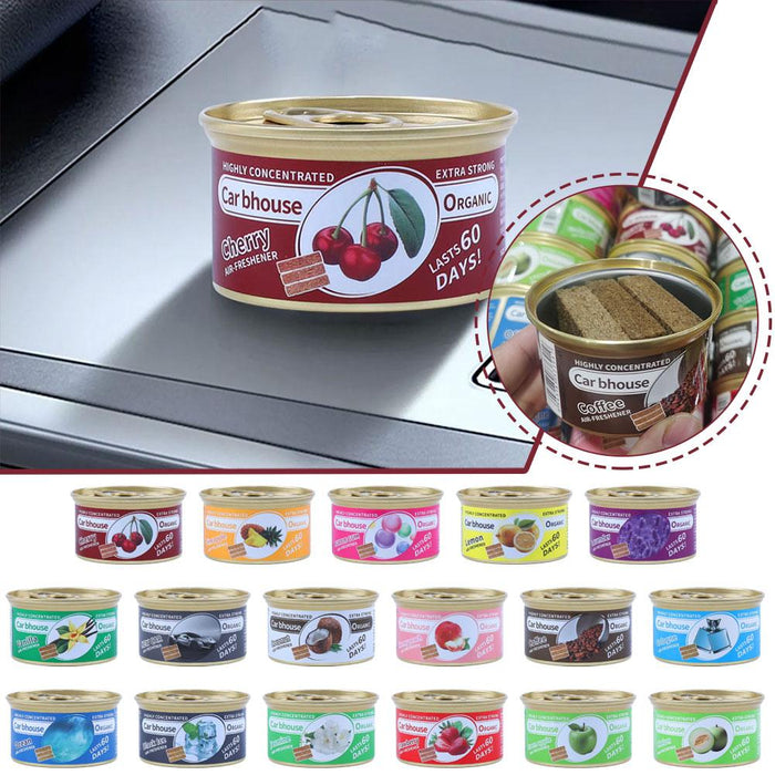 Car Supplies Canned Wood Blocks Air Freshener Scent Organic Cans Odor Eliminator Essential Long-Lasting For Closet Bathroom