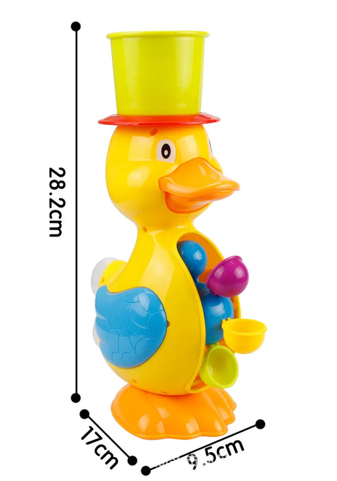 Water Spraying Yellow Duck Kids Shower Bath Toys