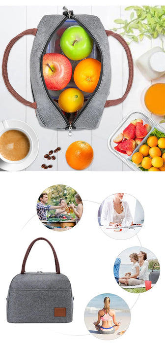 Unisex Insulated Portable Thermal Lunch Bags