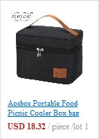 Unisex Insulated Portable Thermal Lunch Bags