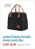 Unisex Insulated Portable Thermal Lunch Bags
