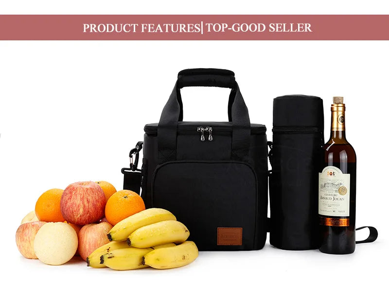 Unisex Insulated Portable Thermal Lunch Bags
