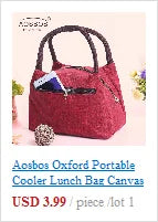 Unisex Insulated Portable Thermal Lunch Bags