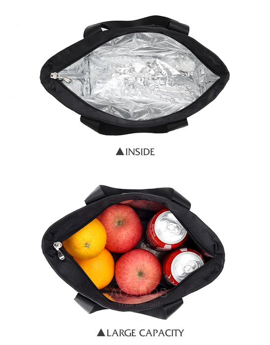 Unisex Insulated Portable Thermal Lunch Bags