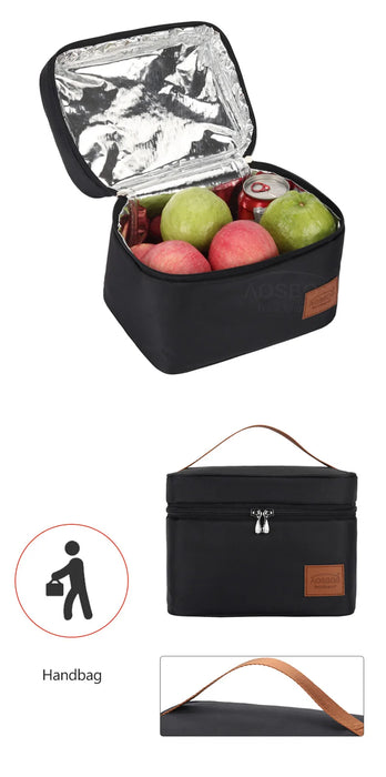 Unisex Insulated Portable Thermal Lunch Bags