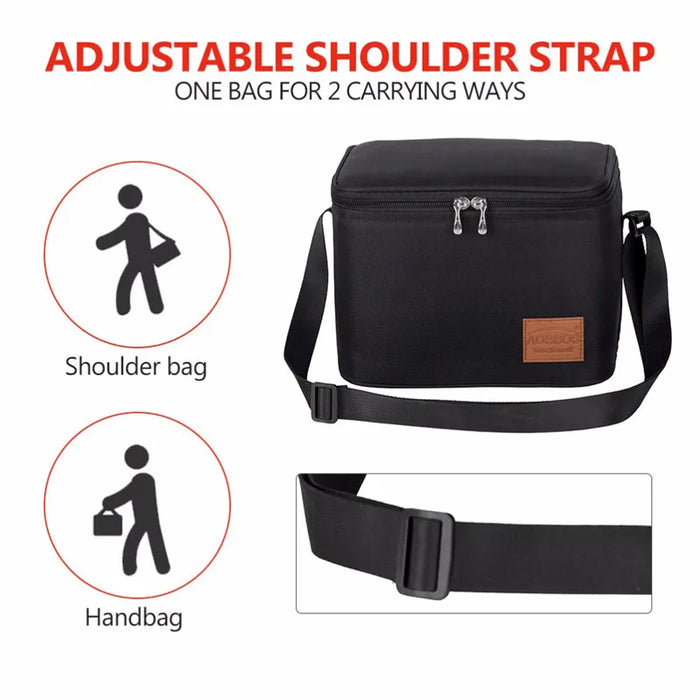 Unisex Insulated Portable Thermal Lunch Bags