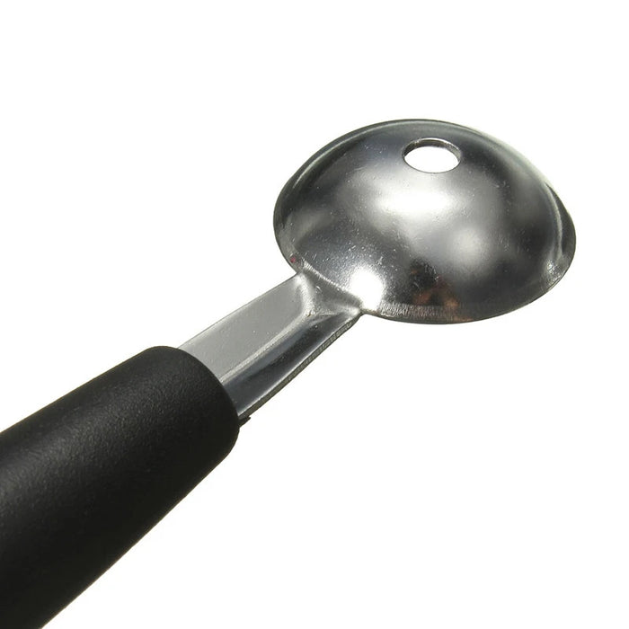 LMETJMA Stainless Steel Double Ended Headed Fruit Icecream Ball Spoon Diameter Melon Baller Fruit Vegetable Tools PY0039