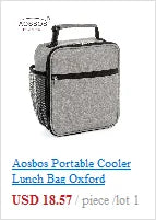 Unisex Insulated Portable Thermal Lunch Bags