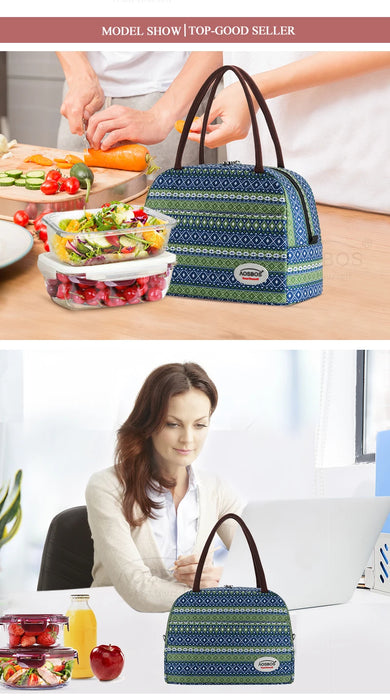 Unisex Insulated Portable Thermal Lunch Bags