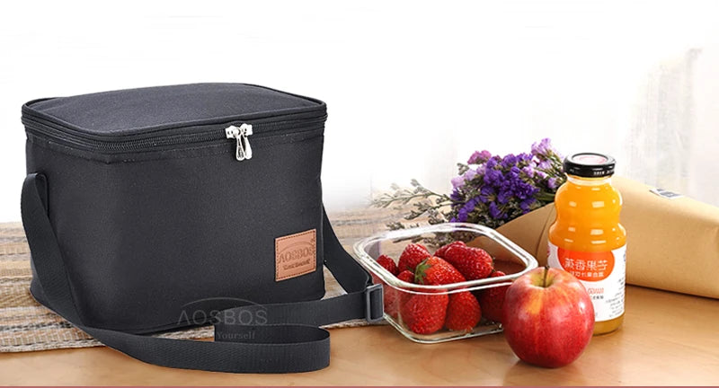 Unisex Insulated Portable Thermal Lunch Bags