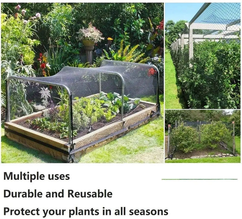 Bird Netting Heavy Duty Anti Bird Deer Protective Net Garden Netting for Crops Protecion Against Birds, Cat ,Deer and Animals