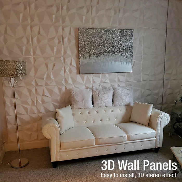 house wall renovation geometric 3D wall panel non-self-adhesive 3D wall sticker art ceramic tile wallpaper room bathroom ceiling