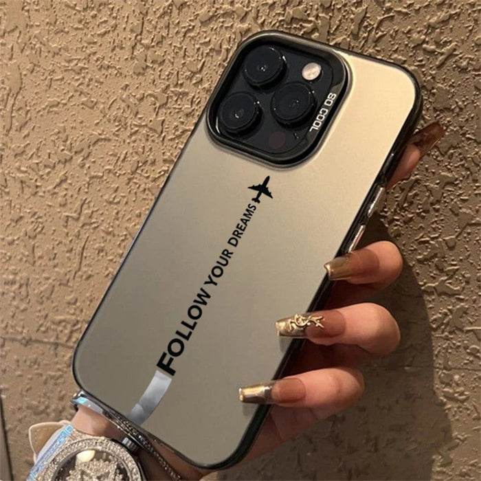 Travel-Inspired Airplane Route Design TPU Basic Case for iPhone 16 15 Pro Max 16E 14 13 12 11 XS X XR 7 8 Plus Hard Back Cover