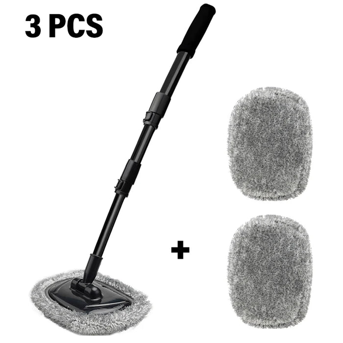 New Car Wash Mop Cleaning Brush Telescoping Long Handle Cleaning Mop Retractable Bent Bar Car Wash Brush Car Cleaning Tools