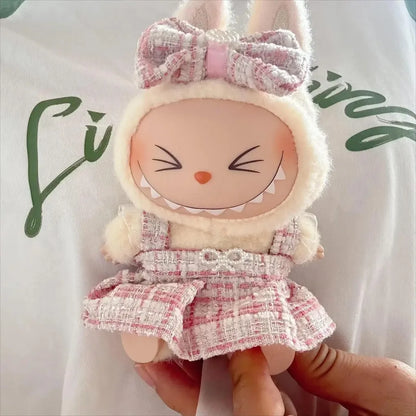 Labubu Doll Clothes Outfit Accessories For Korea Kpop Exo Labubu Idol V1 V2 Skirt sweater Clothing Gift