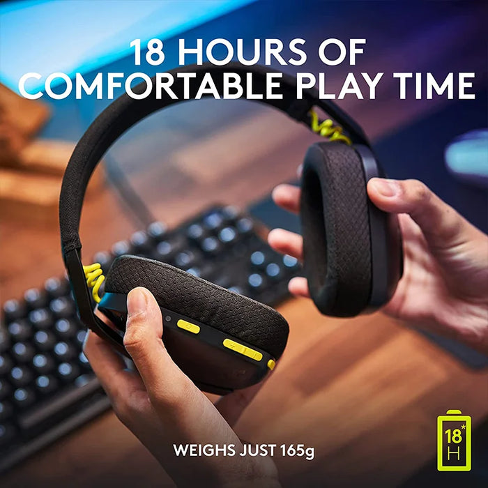 Logitech G435 LIGHTSPEED Bluetooth Wireless Gaming Headset Surround Sound Headphone