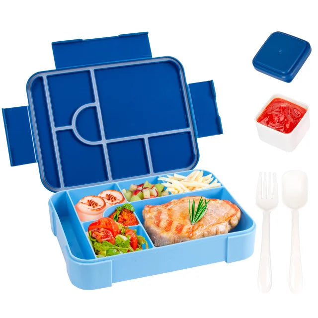 1100ml Lunch Box Microwavable Bento Box Tritan Interlayer Leakproof Storage Box Hermetic Containers Students Adults School