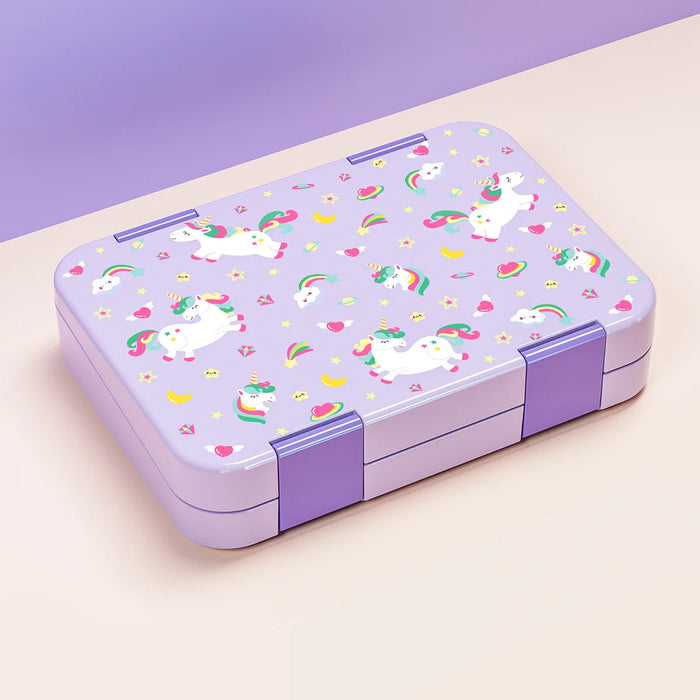 1100ml Cartoon Christmas Printed Lunch Box Microwavable Bento Box Interlayer Leakproof Storage Box Hermetic Containers Students