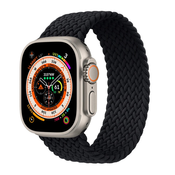Braided Solo Loop For Apple Watch Strap 44mm 40mm 45mm 41mm 49mm 42mm 46mm Bracelet iWatch Series 10 9 SE 8 7 6 5 4 Ultra 2 Band