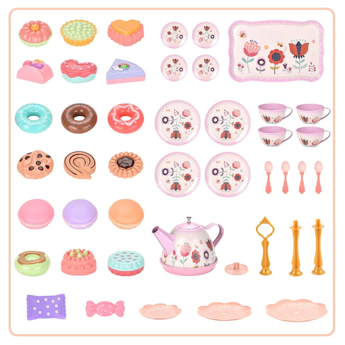 Play tea set Kitchen Play Set children furniture Infant Pretend Kids Toys