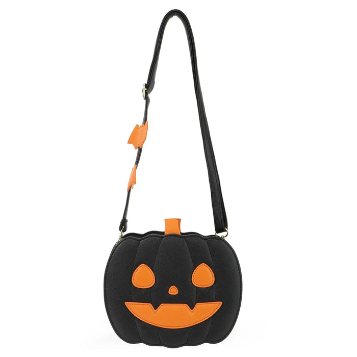 Pumpkin Crossbody Bag For Women Pumpkin Shoulder Bag Female Halloween Bag Pu Leather Demon Messenger Bag Halloween Shopper Bag