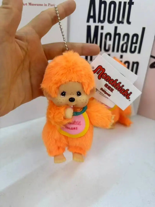Cute15cm Monchichi Couple Stand Cute Fashionable Multiple Doll Machines Backpack Pendants Desktop Ornaments Exquisite Gift