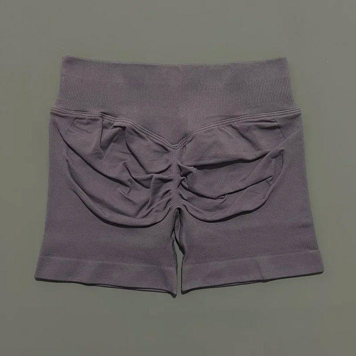 Women Fitness Workout Shorts Yoga High Waist Lift Butt Fitness Shorts Gym Running Sportswear Women Push Up Gym Leggings