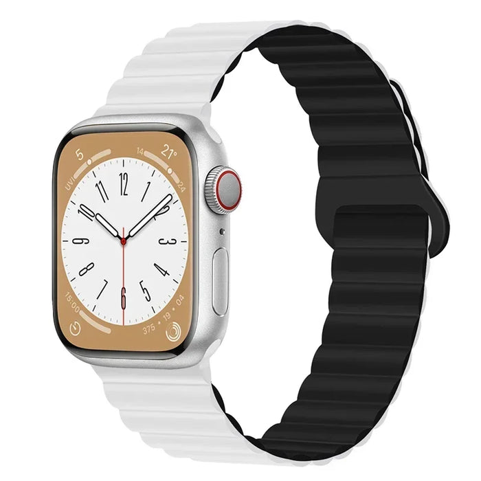 Magnetic Loop Band For Apple Watch Ultra 2 49mm 45mm 44mm 40mm 41mm 42mm Silicone Bracelet iWatch Series 9 8 7 6 SE 5 4 3 Strap