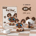 Siamese cat micro block figure, 285 pieces, with box art