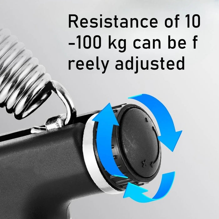 Dial for adjusting resistance from 10 to 100 kg