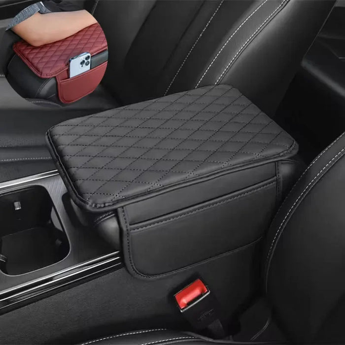 Increase the height of the car armrest box with padding, side storage bags, interior decoration, and universal storage bags