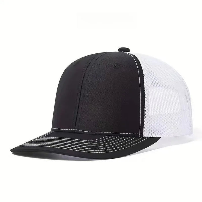 Richardson 112 Unisex Mesh Trucker Cap Breathable Sun Hat with Slightly Curved Brim Baseball Cap for All