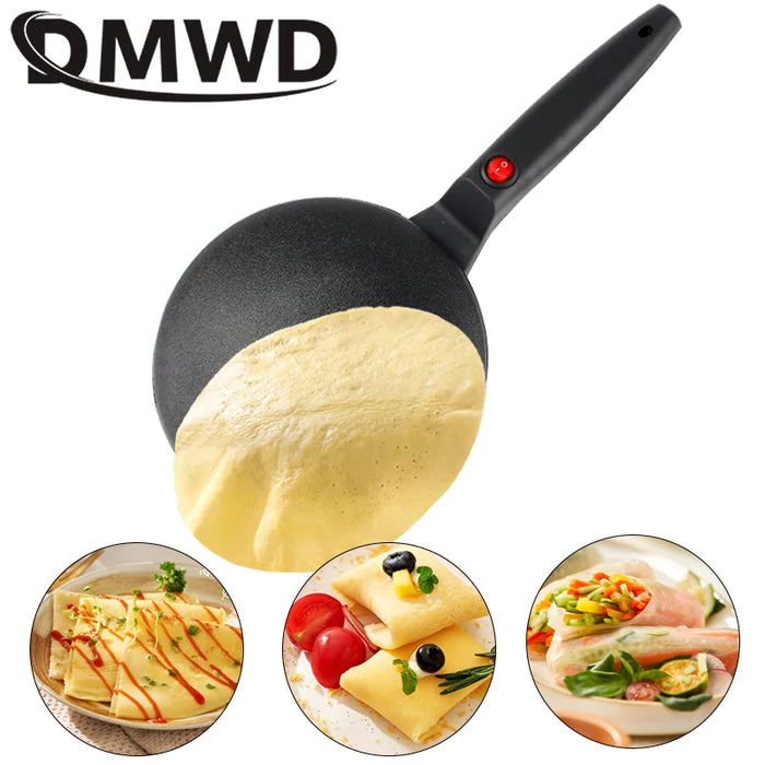 110V/220V Household Non-stick Pancake Machine Electric Crepe Baking Pan Instant Heating Spring roll Pastry Frying Grilling Plate