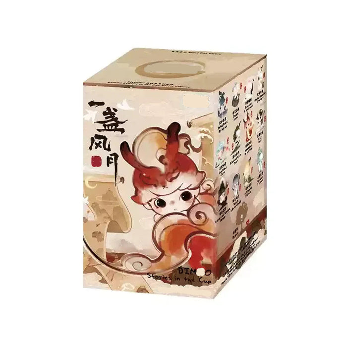 Dimoo Stories In The Cup Series Blind Box Mystery Surprise Box Cute Doll Ornament Toy Gift