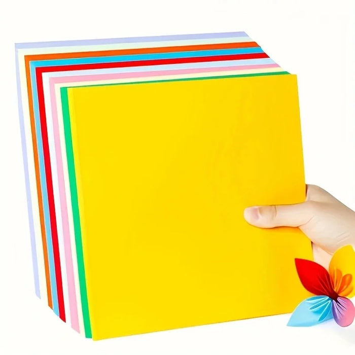 100 sheets of cardstock available in 10 colors for origami art crafts office supplies scrapbooking and sewing