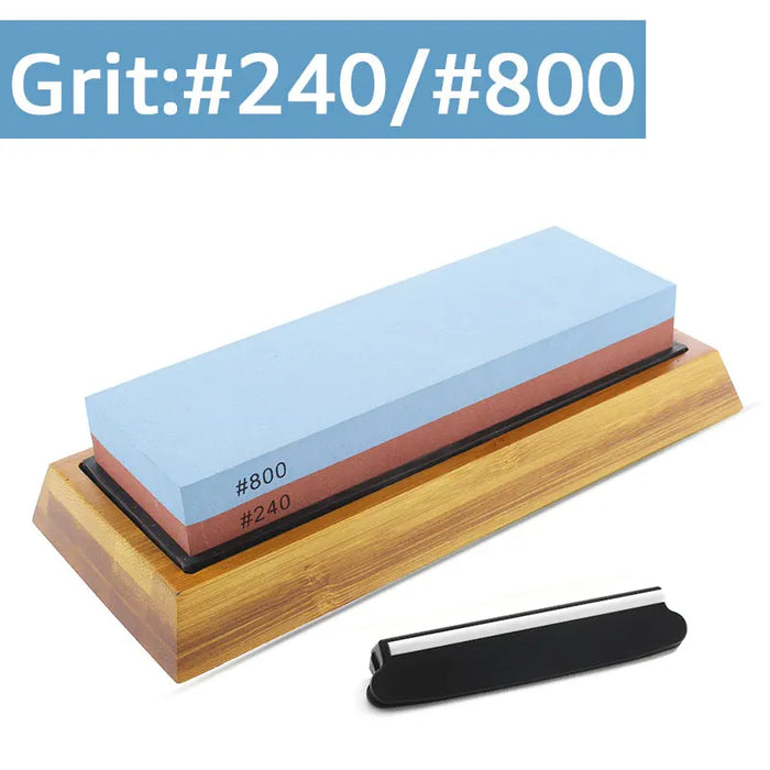 Sharpening Stone Knife Sharpener Professional Whetstone Dual Side Set Grinding Shapner Water Wetstone Kitchen Accessories Tools