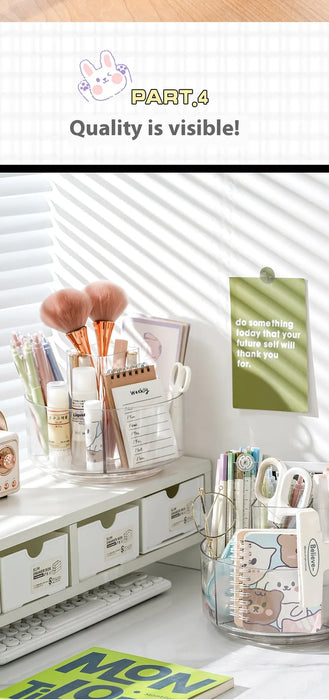360-Degree Rotating Pen Holder for Desk,Desk Organizers and Accessories