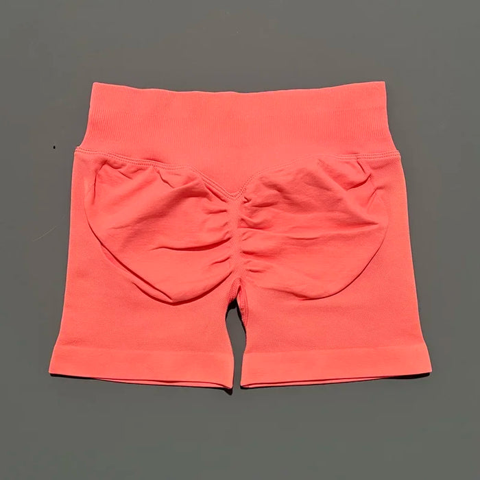 Women Fitness Workout Shorts Yoga High Waist Lift Butt Fitness Shorts Gym Running Sportswear Women Push Up Gym Leggings